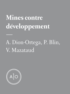 cover image of Mines contre développement